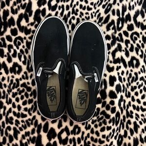 Vans Black Slip-On Shoes